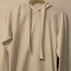 White long sleeve dress.